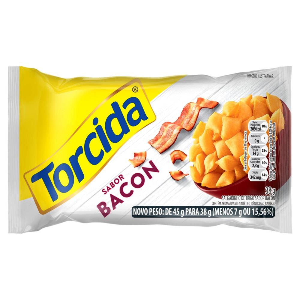 Imagem do produto SALGADINHO TORCIDA SABOR BACON 38G