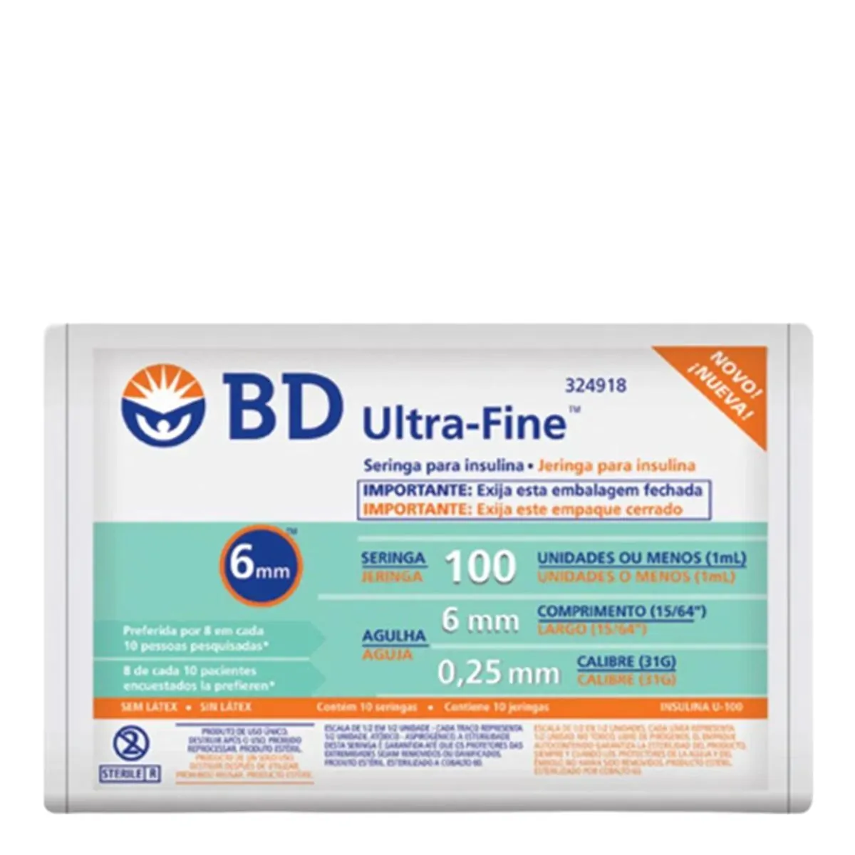 Imagem do produto SERINGA BD ULTRA FINE PACOTE