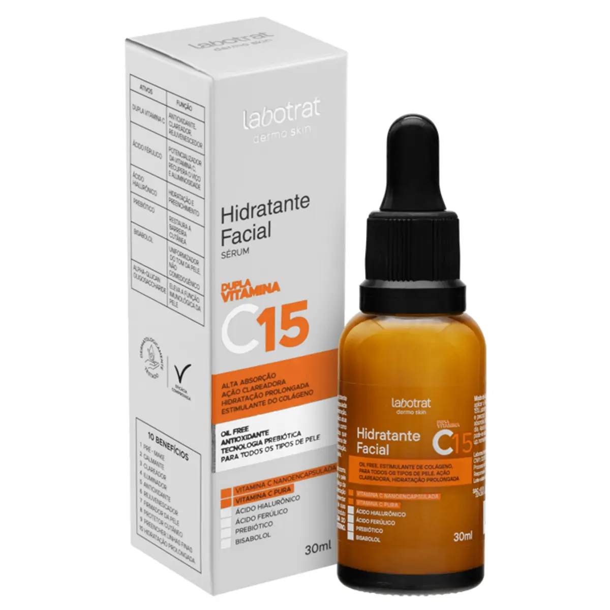 SERUM HIDRATANTE LABOTRAT VITAMINA C 15% 30ML