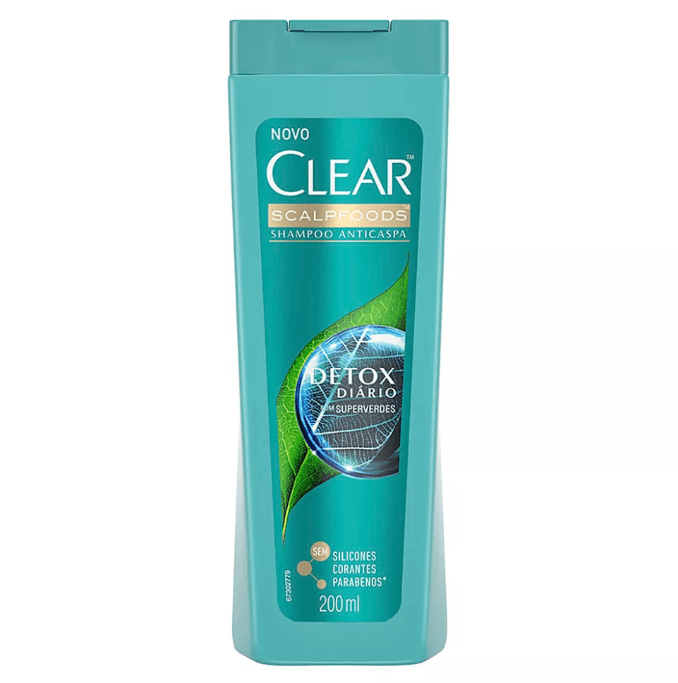 Imagem do produto SHAMPOO ANTICASPA CLEAR SCALPFOODS DETOX DIARIO 200ML