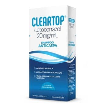 Imagem do produto SHAMPOO ANTICASPA CLEARTOP 20MG/ML 100ML CIMED