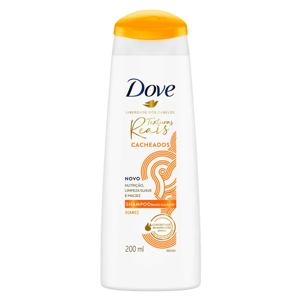 Imagem do produto SHAMPOO DOVE TEXTURAS REAIS CACHOS 200ML