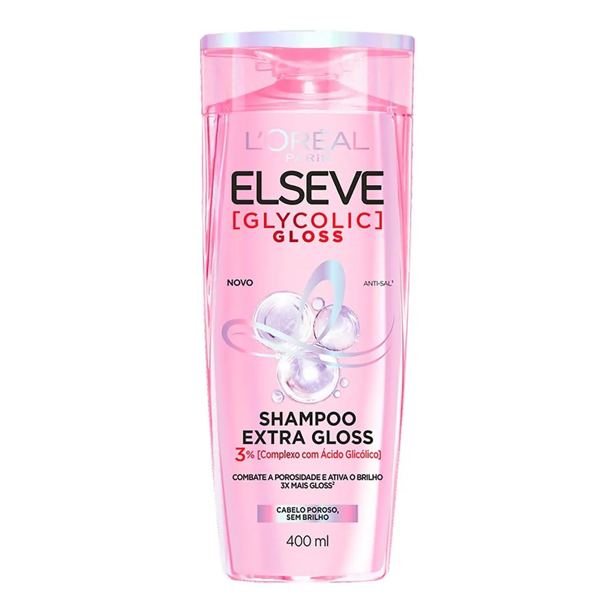 Imagem do produto SHAMPOO ELSEVE GLYCOLIC GLOSS 400ML