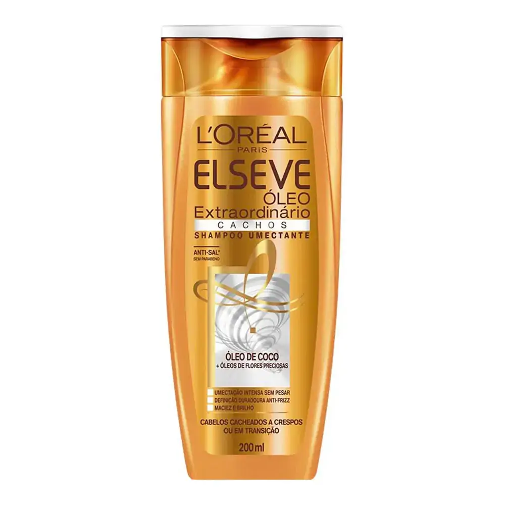 Imagem do produto SHAMPOO ELSEVE OLEO EXTRAORDINARIO CACHOS 200ML