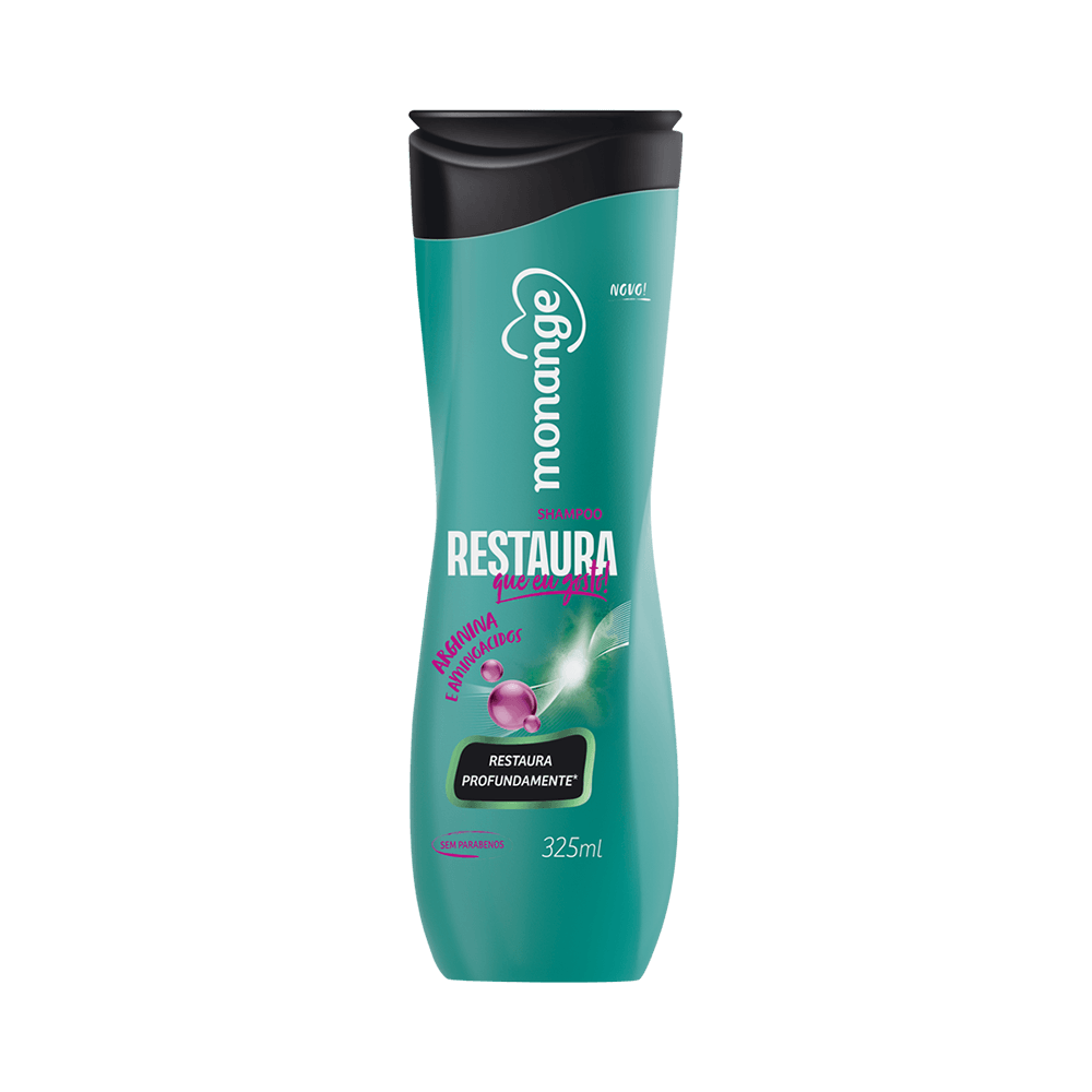 Imagem do produto SHAMPOO MONANGE RESTAURA QUE EU GOSTO 325ML