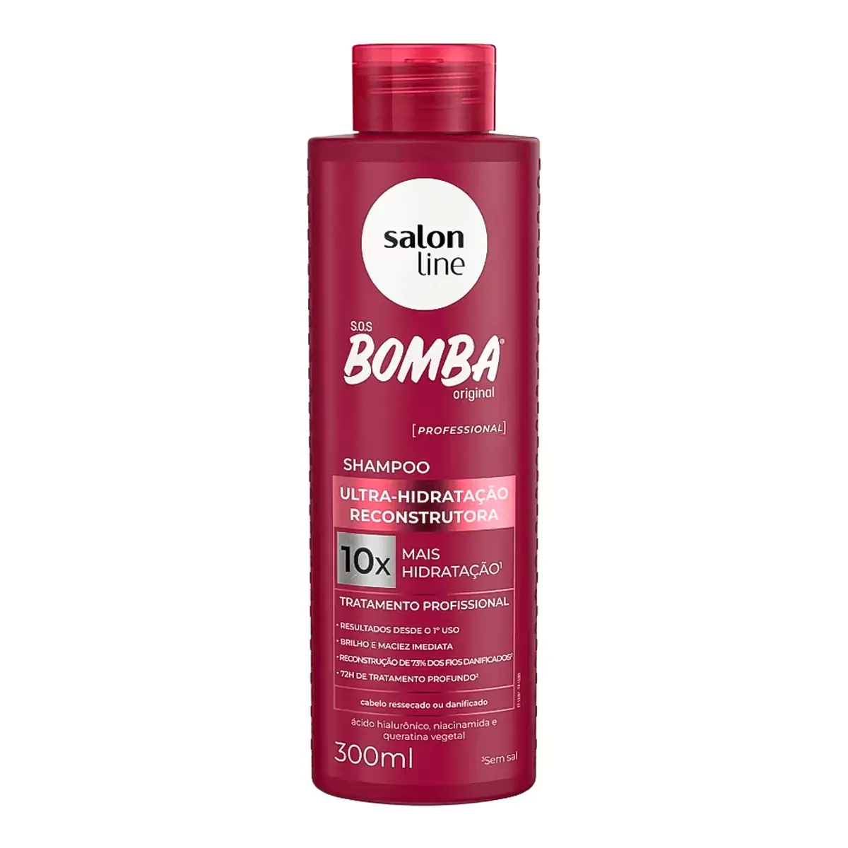Imagem do produto SHAMPOO SALON LINE BOMBA ULTRA HIDRATACAO 300ML