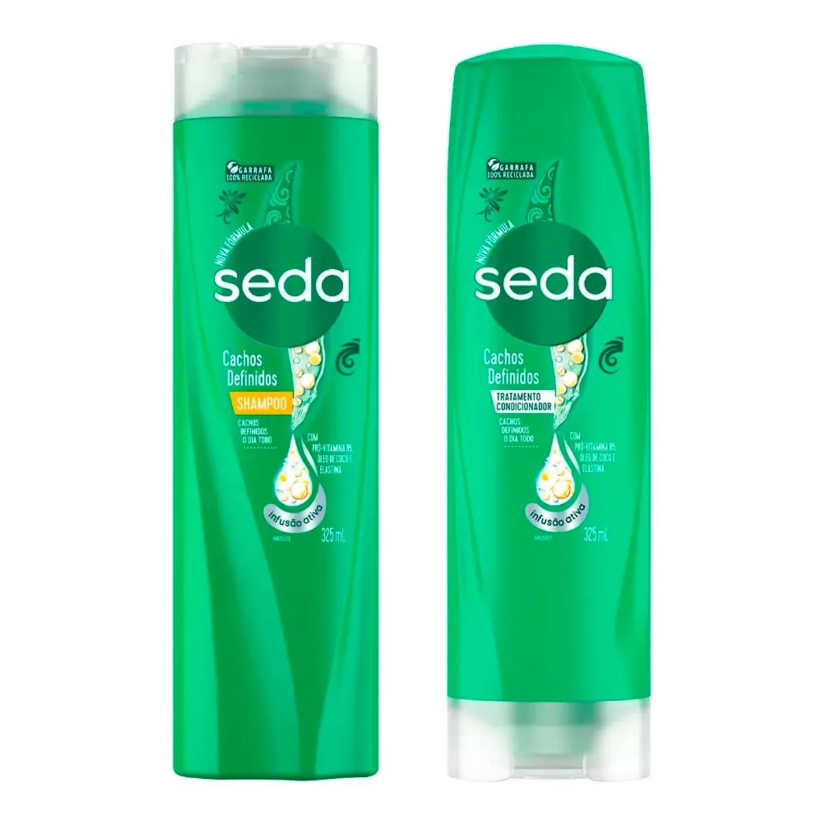 Imagem do produto SHAMPOO SEDA CACHOS DEFINIDOS 325ML