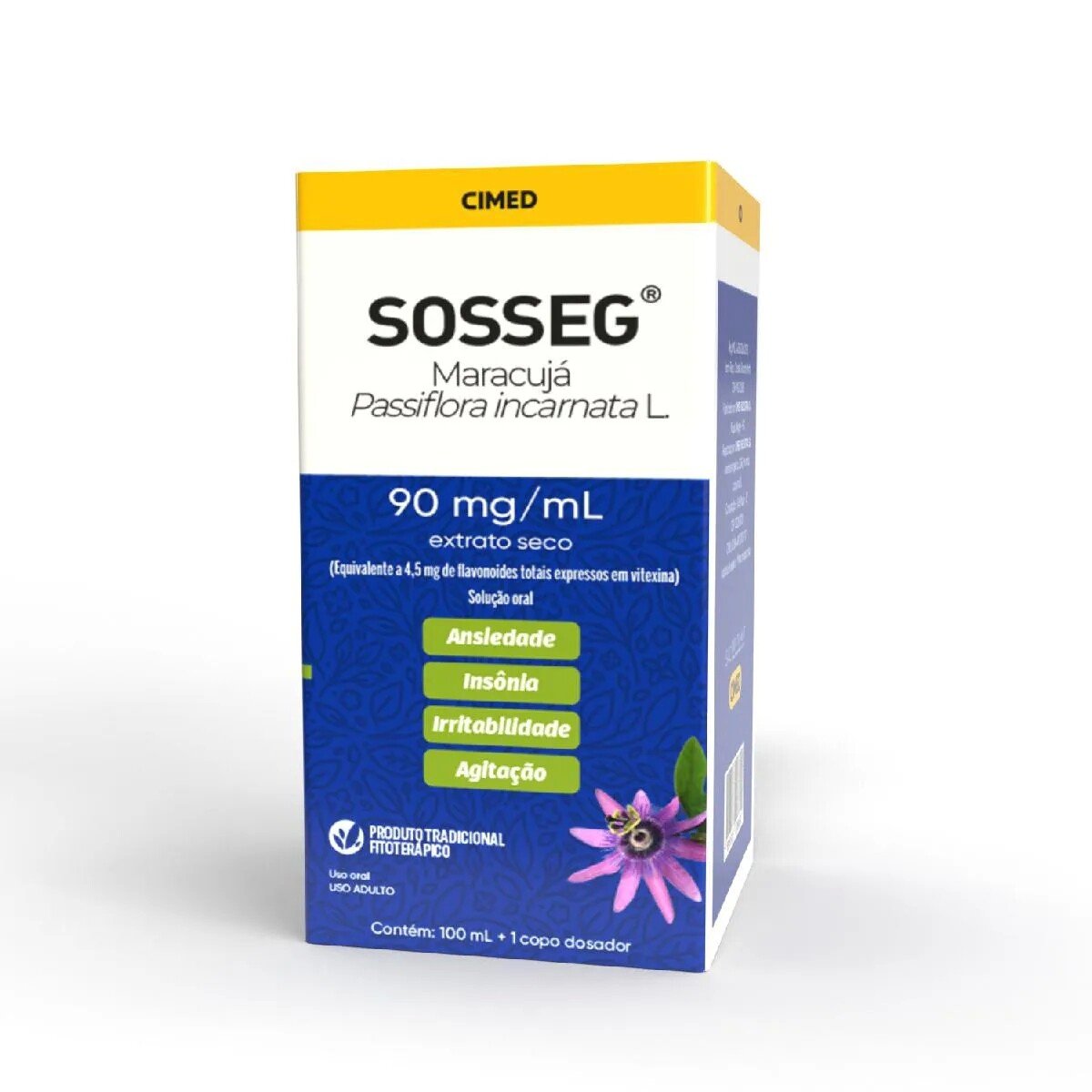 SOSSEG 90MG ML SOLUCAO ORAL CIMED COM 100ML