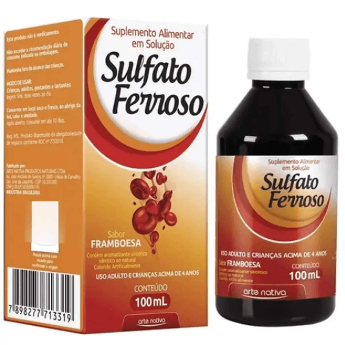Imagem do produto SULFATO FERROSO SUSPENSAO 100ML
