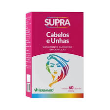 Imagem do produto SUPLEMENTO ALIMENTAR SUPRA CABELO E UNHAS HERBAMED COM 60 CAPSULAS