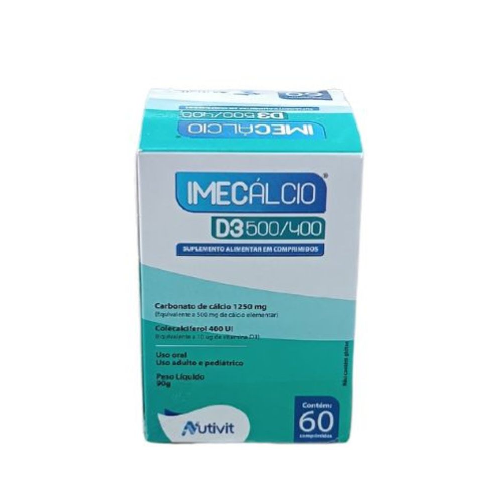 Imagem do produto SUPLEMENTO DE CALCIO IMECALCIO D3 500MG COM 60 COMPRIMIDOS