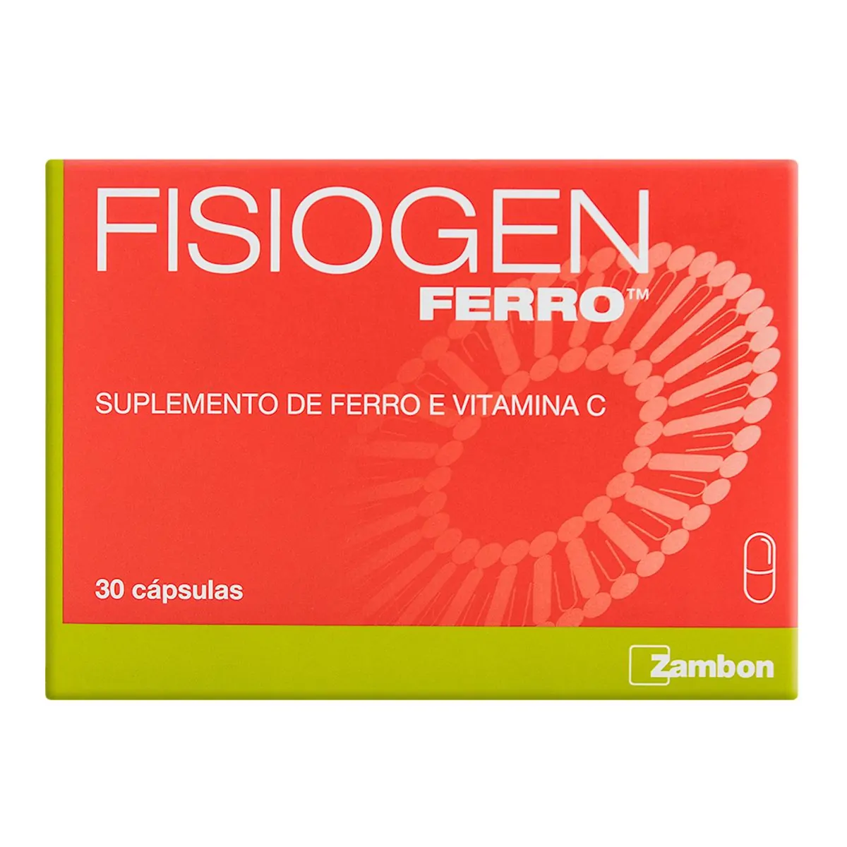 SUPLEMENTO FISIOGEN FERRO CAIXA COM 30 CAPSULAS
