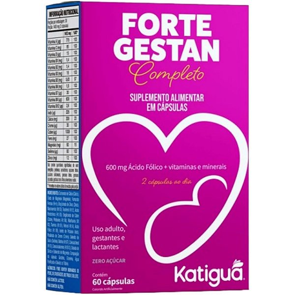 Imagem do produto SUPLEMENTO FORTE GESTAN COM 60 CAPSULAS
