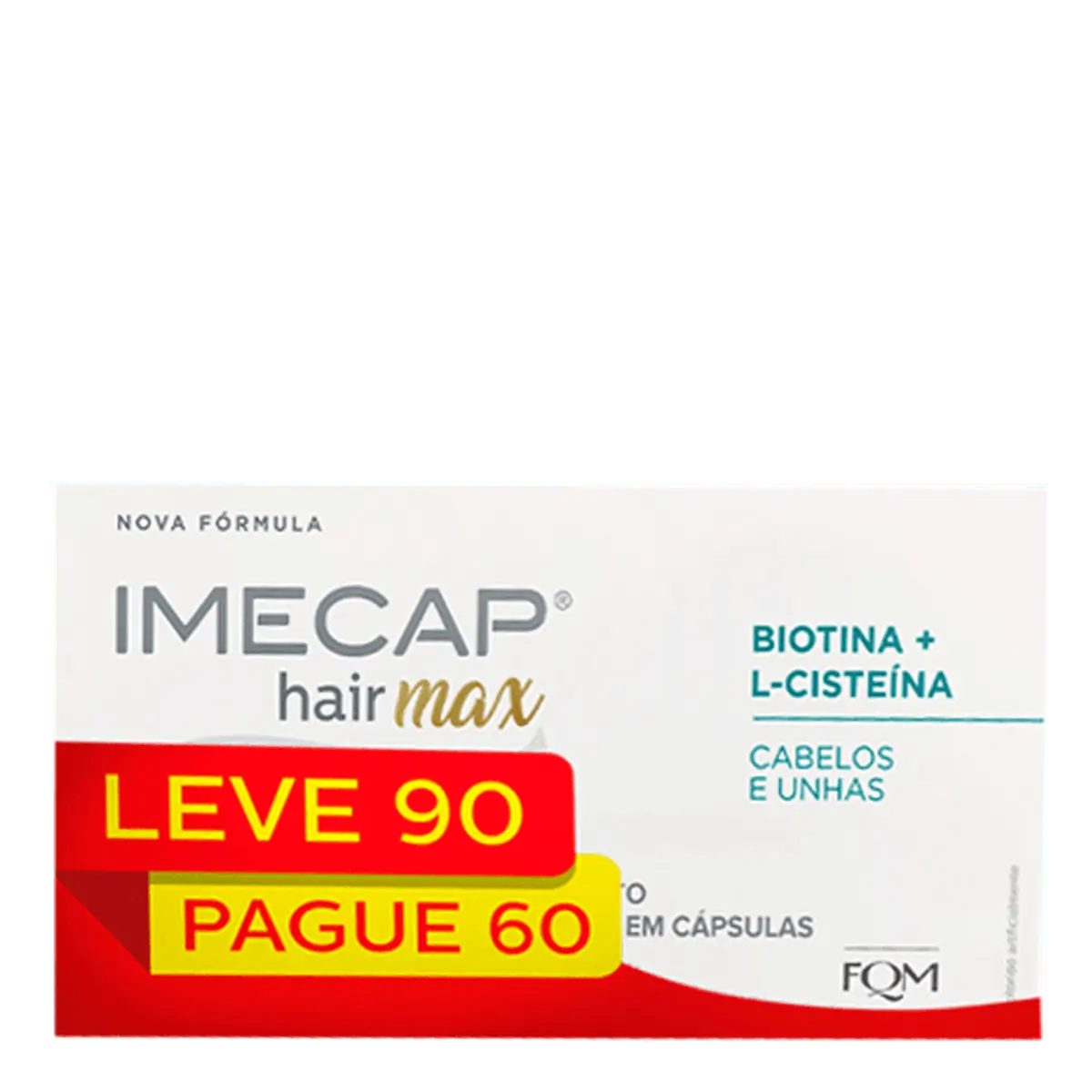 Imagem do produto SUPLEMENTO IMECAP HAIR MAX KIT LEVE 90 PAGUE 60 CAPSULAS