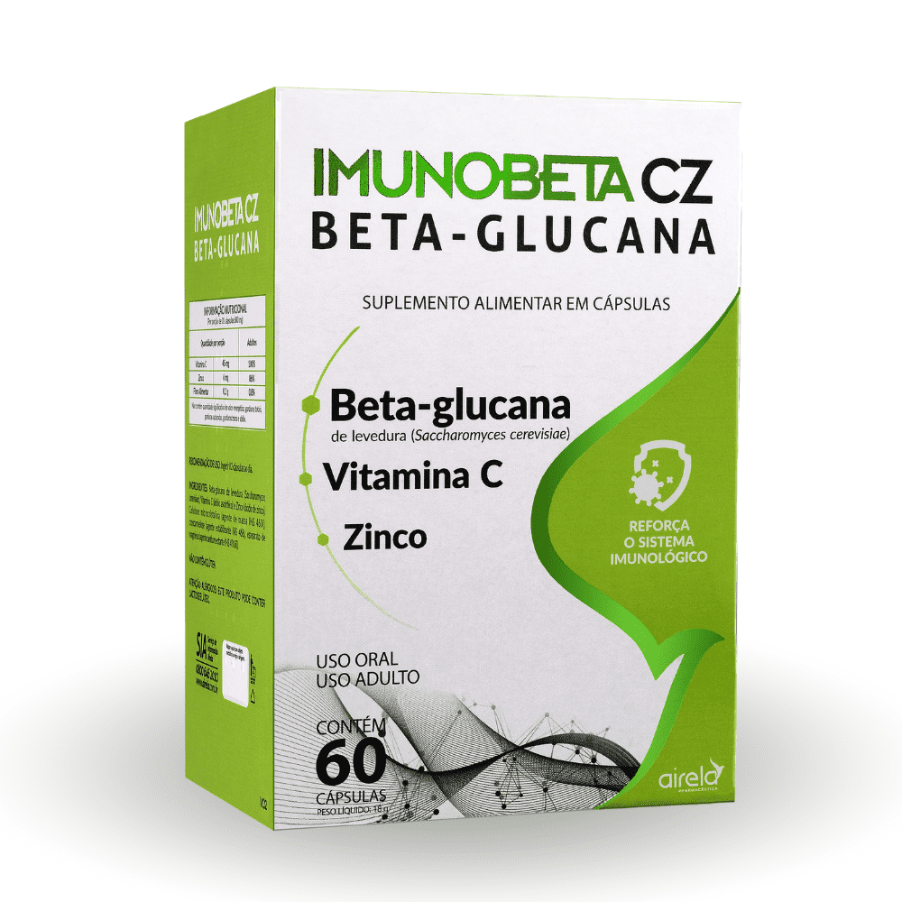 Imagem do produto SUPLEMENTO IMUNOBETA CZ COM 60 CAPSULAS