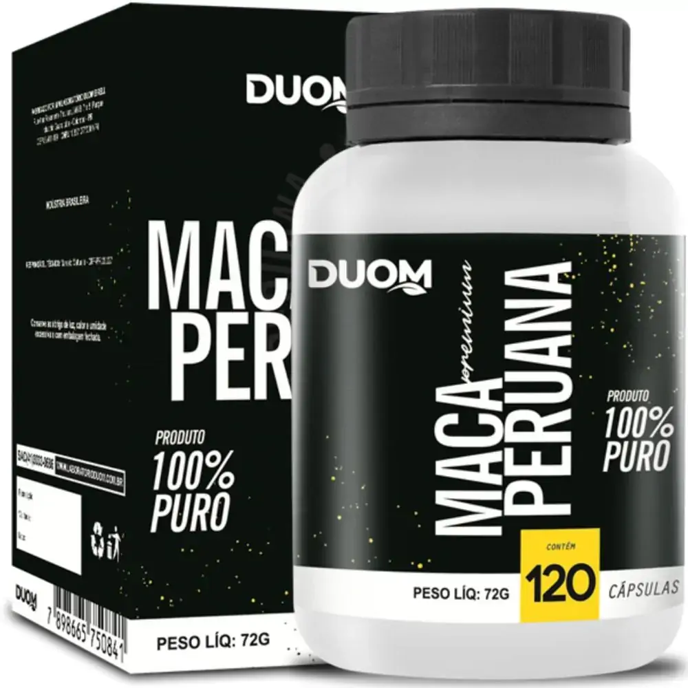 Imagem do produto SUPLEMENTO MACA PERUANA PREMIUM 600MG COM 120 CAPSULAS