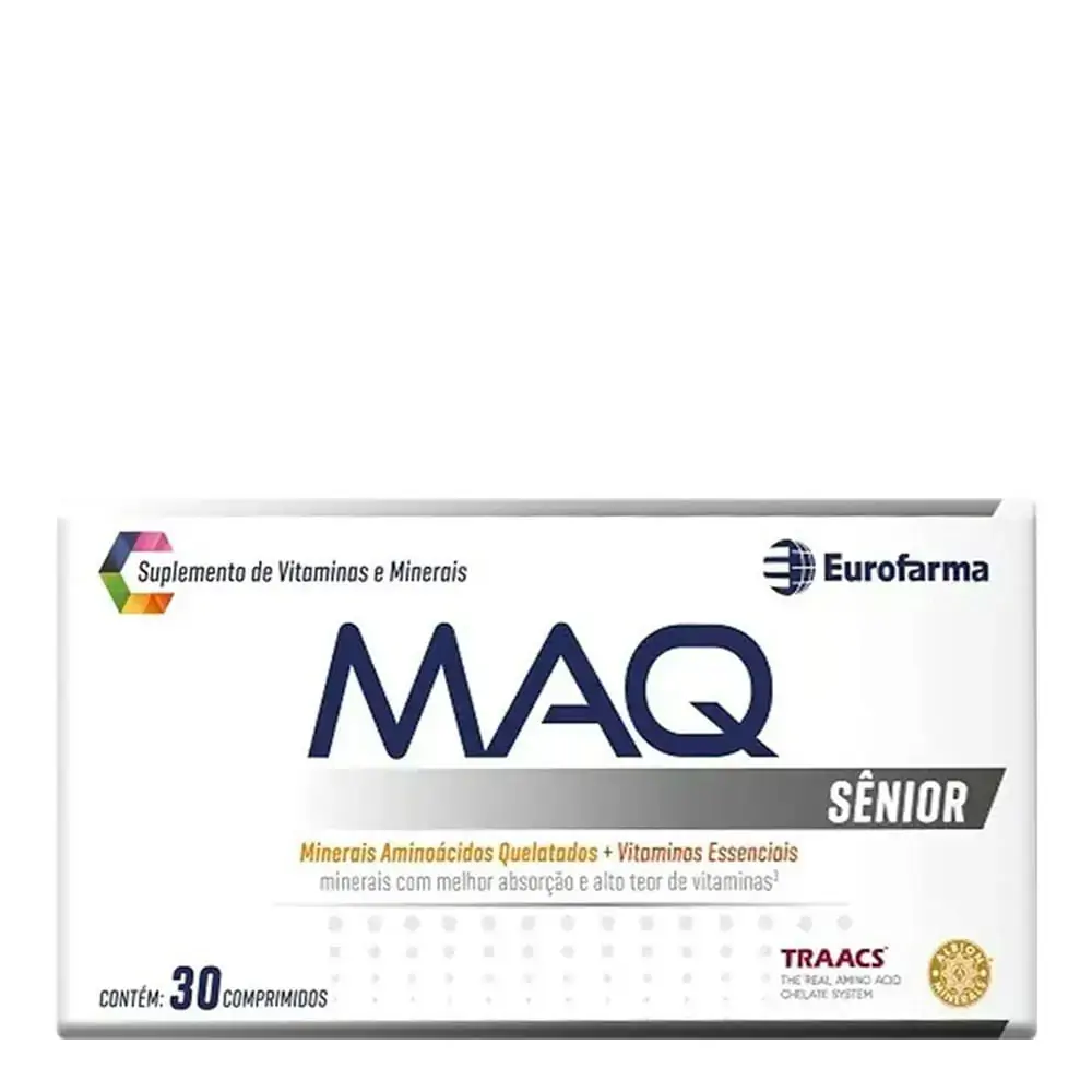 Imagem do produto SUPLEMENTO MAQ SENIOR COM 30 COMPRIMIDOS