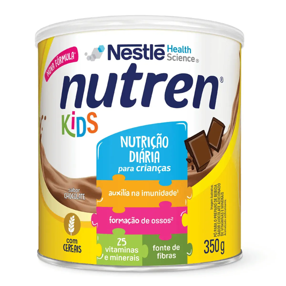 Imagem do produto SUPLEMENTO NUTREN KIDS SABOR CHOCOLATE 350G