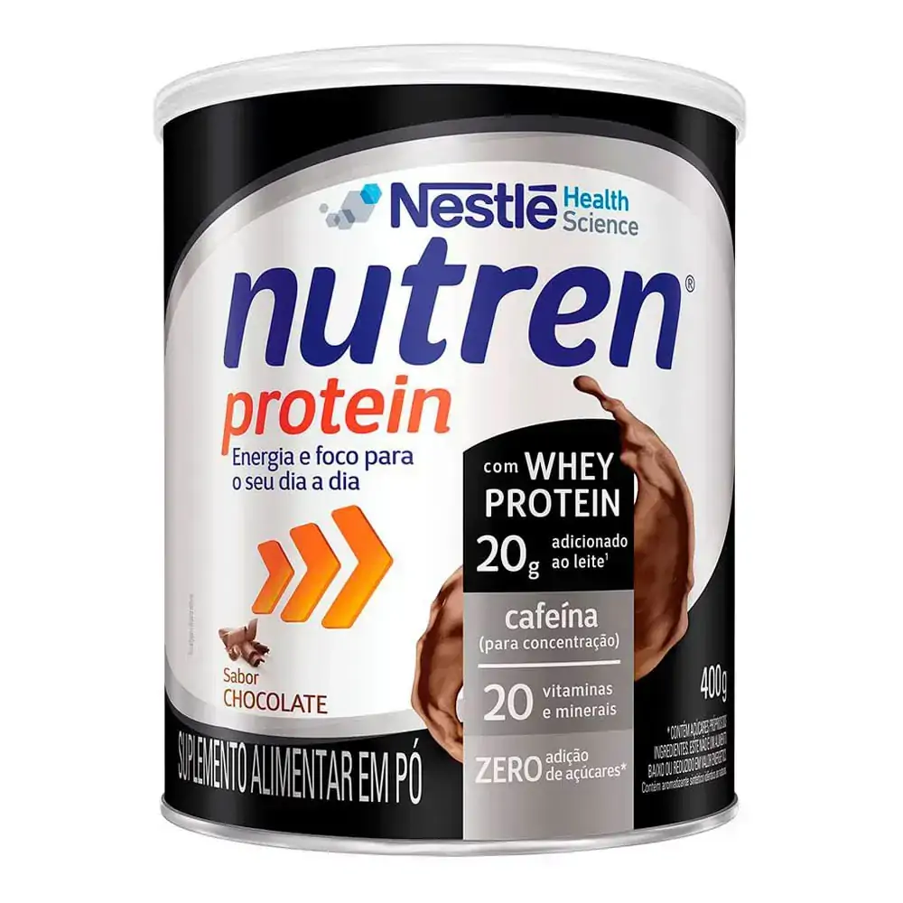 Imagem do produto SUPLEMENTO NUTREN PROTEIN PO SABOR CHOCOLATE 400G