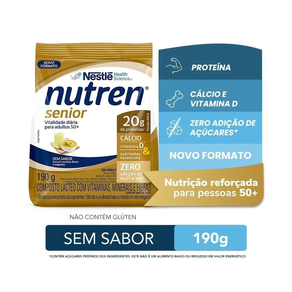 Imagem do produto SUPLEMENTO NUTREN SENIOR PO 190G