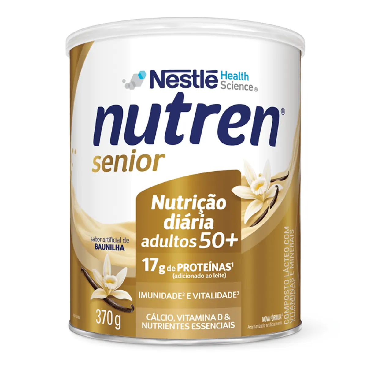 Imagem do produto SUPLEMENTO NUTREN SENIOR PO SABOR BAUNILHA 370G