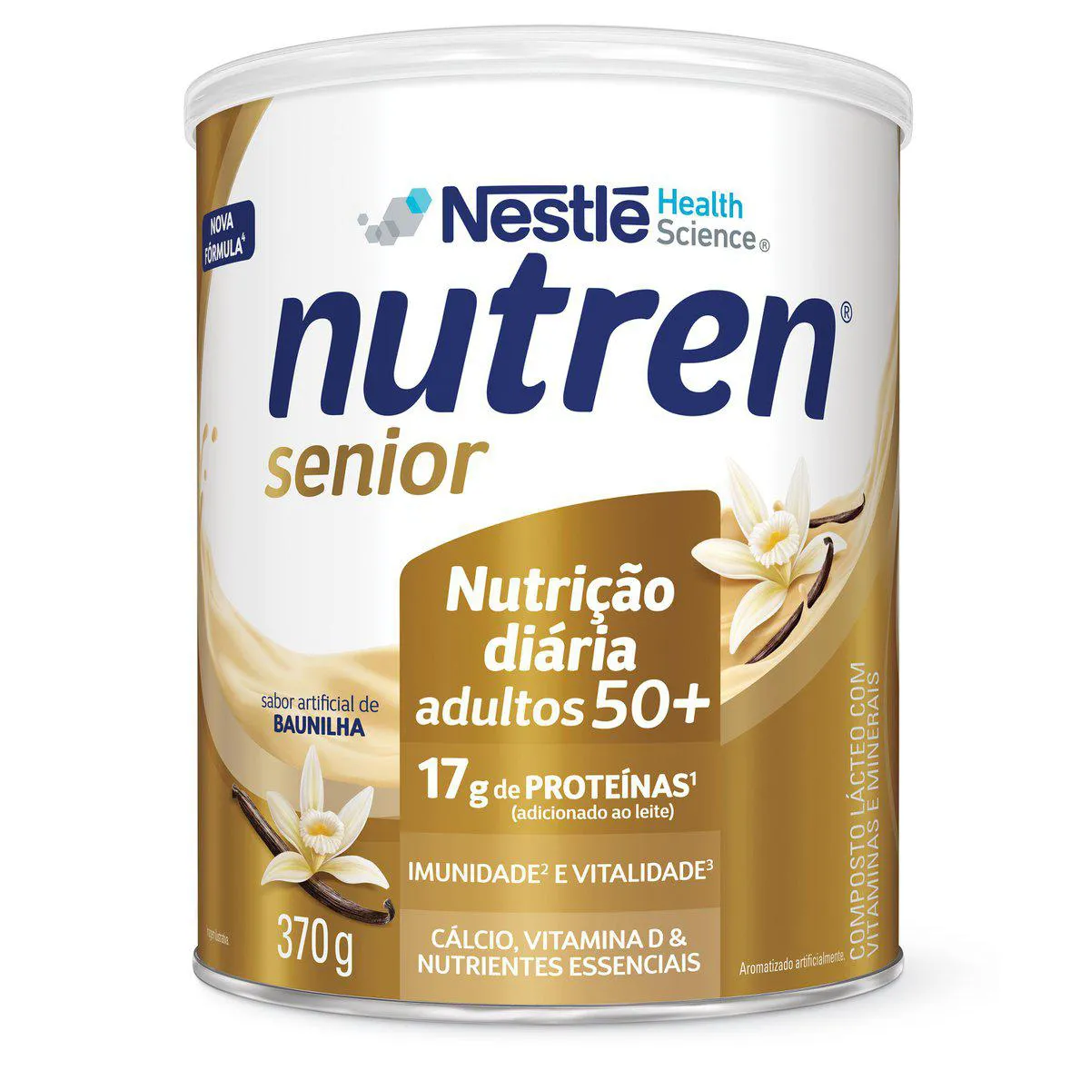 Thumbnail de SUPLEMENTO NUTREN SENIOR PO SABOR BAUNILHA 370G