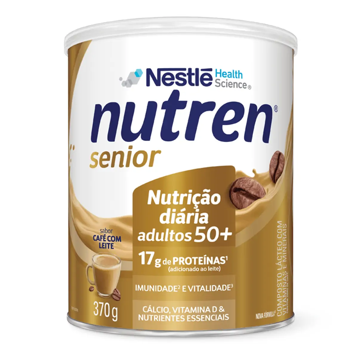 Thumbnail de SUPLEMENTO NUTREN SENIOR SABOR CAFE COM LEITE 370G