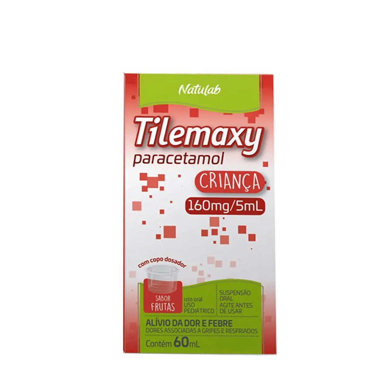 TILEMAXY CRIANCA 32MG NATULAB SUSPENSAO 60ML