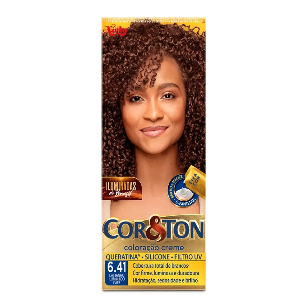 Imagem do produto TINTURA COR E TON 6.41 CASTANHO ILUMINADO CAFE NIELY