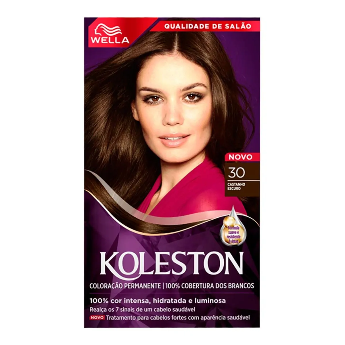 Imagem do produto TINTURA KOLESTON 30 CASTANHO ESCURO WELLA 55G