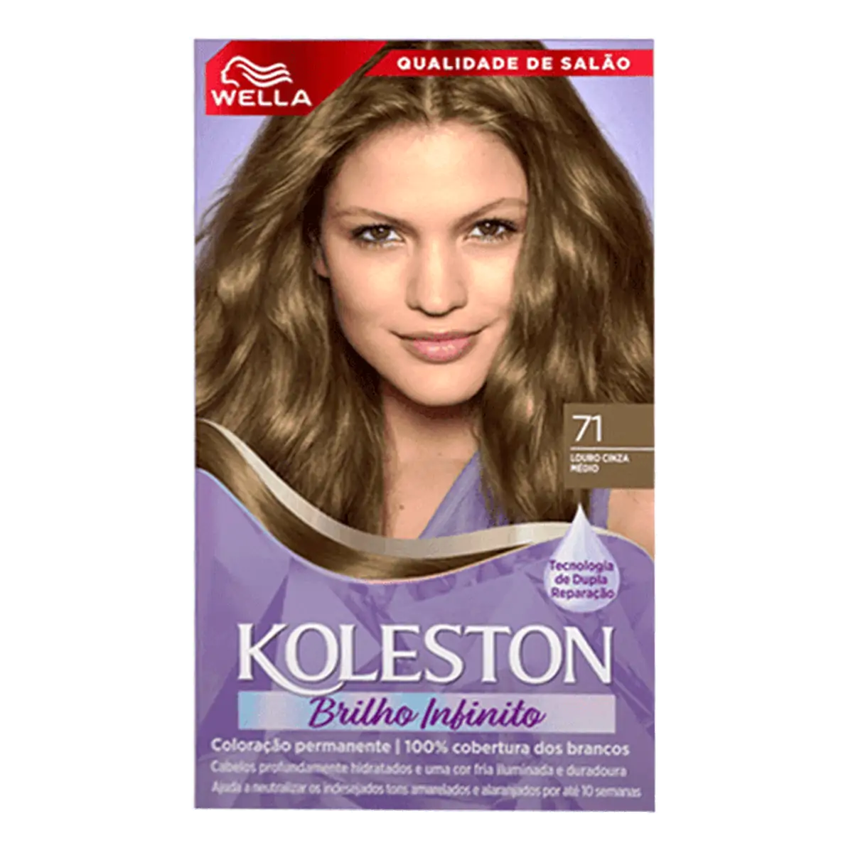 Imagem do produto TINTURA KOLESTON 71 LOURO CINZA MEDIO WELLA 55G