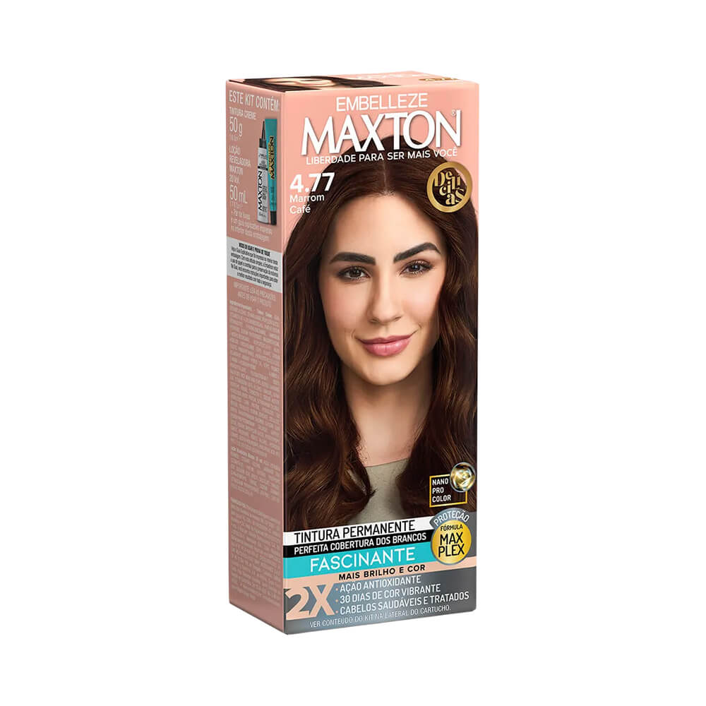 Imagem do produto TINTURA MAXTON 4.77 MARROM CAFE MAXTON