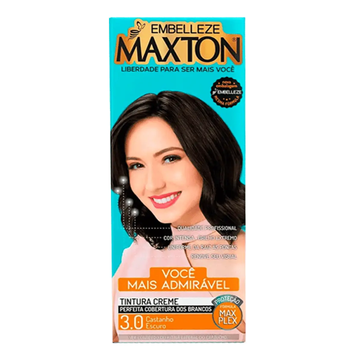 Imagem do produto TINTURA MAXTON PRATA 3.0 CASTANHO ESCURO HARMONICO MAXTON