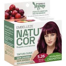 Imagem do produto TINTURA NATUCOR 5.26 MARSALA ESCURO MARSALA