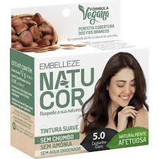 Imagem do produto TINTURA NATUCOR PO K 5.0 CASTANHO PA WELLA