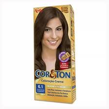 Imagem do produto TINTURA PARA CABELO COR E TON 6.1 LOURO ESCURO ACINZENTADO 125G