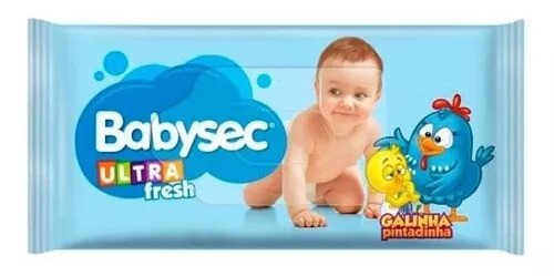 Imagem do produto TOALHA UMEDECIDA BABYSEC GALINHA PINTADINHA ULTRA COM 192 UNIDADES