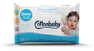 Imagem do produto TOALHA UMEDECIDA COTTONBABY RECEM NASCIDO COM 50 UNIDADES