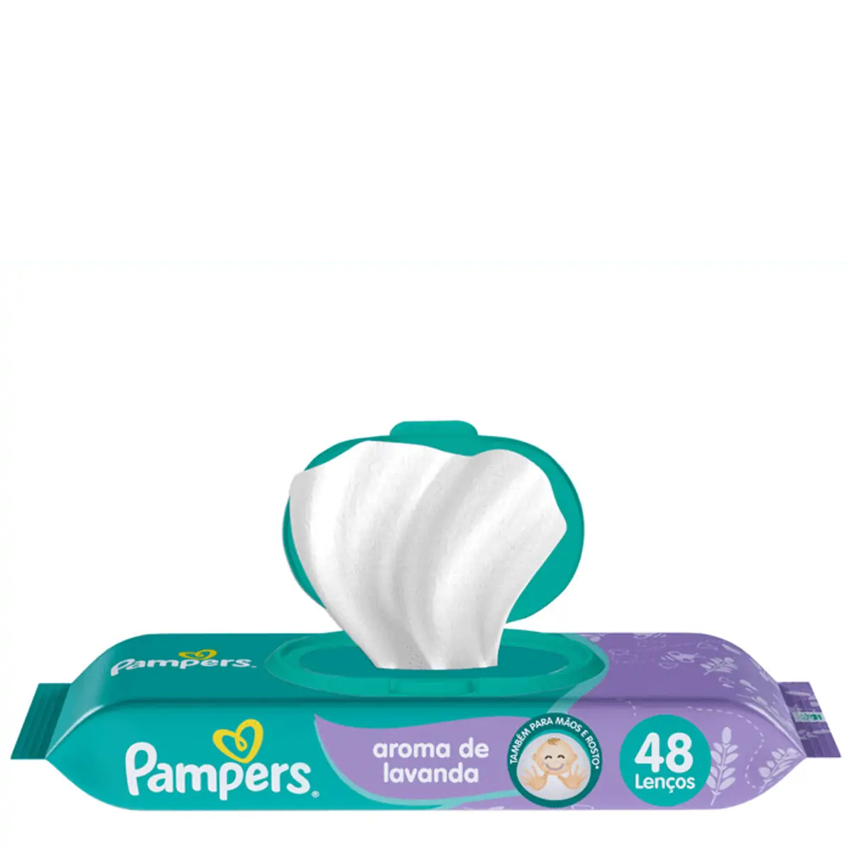 TOALHINHAS UMEDECIDAS PAMPERS LAVANDA COM 12 PACOTES