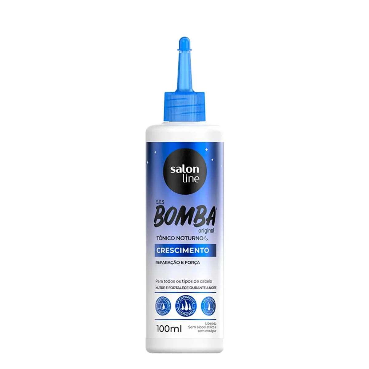 Imagem do produto TONICO CAPILAR BOMBA ORIGINAL NOTURNO CRESCIMENTO SALON LINE 100ML