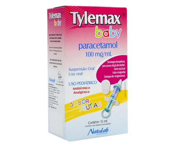 Thumbnail de TYLEMAX 100MG/ML NATULAB LABORATORIO SUSPENSAO ORAL COM 15ML E SERINGA DOSADORA