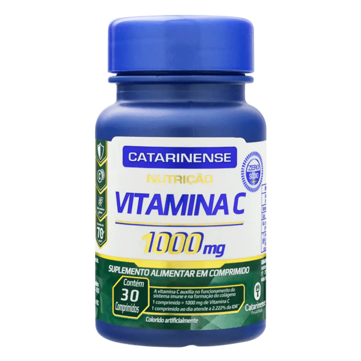 Imagem do produto VITAMINA C 1G CATARINENSE PHARMA COM 30 COMPRIMIDOS