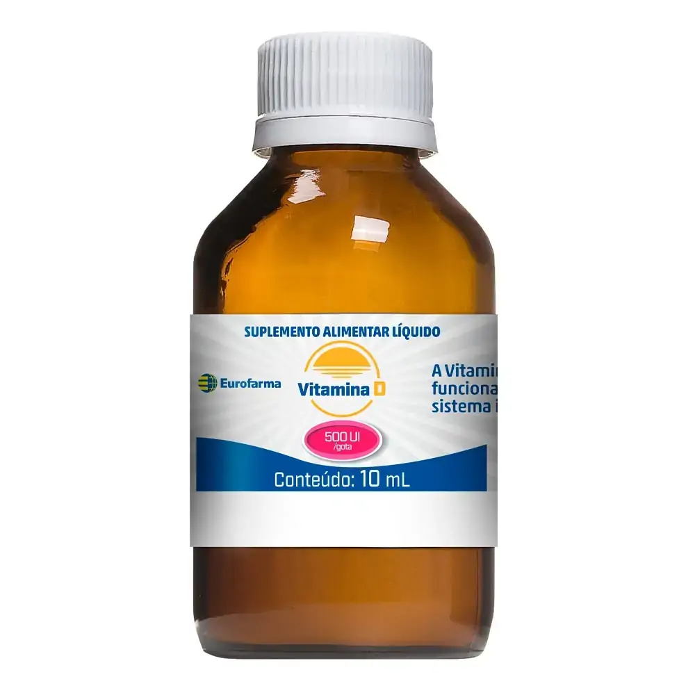 Imagem do produto VITAMINA D 500UI EUROFARMA GOTAS 10ML
