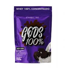 Imagem do produto WHEY PROTEIN CONCENTRADO CANIBAL INC GODS SABOR COOKIES REFIL 900G