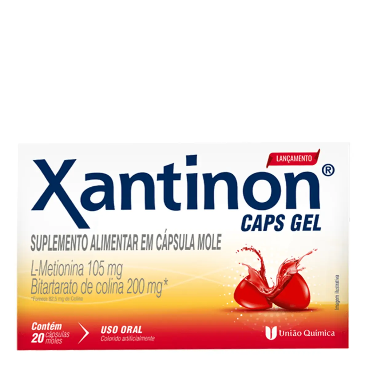 Imagem do produto XANTINON CAPSULAS DE GEL COM 20 UNIDADES